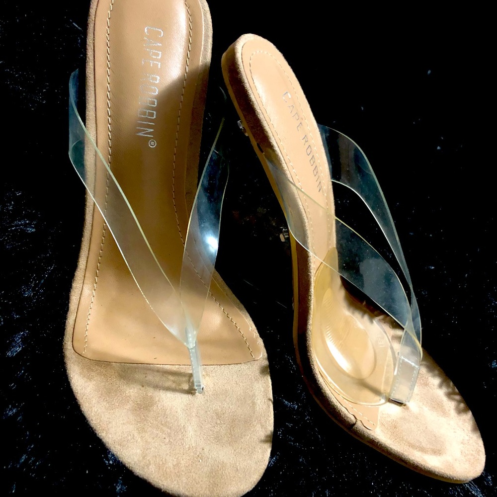 Clear Heels/wedges